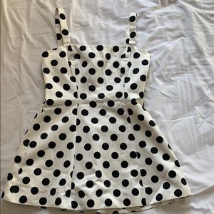 Tristano Onofri polka dots dress italian designer